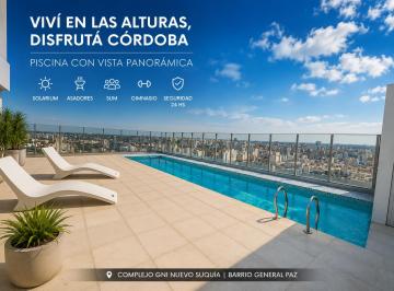 Departamento de 3 ambientes, Córdoba · Alquiler | 1 Dormitorio | Gni Nuevo Suquía | Balcón | Piso 15 | Pileta, Gimnasio y Seguridad 24 Hs