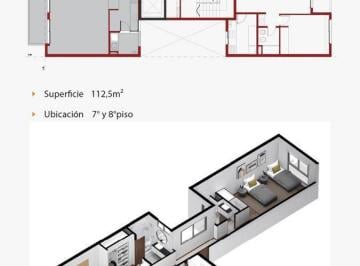 Departamento · 98m² · 3 Ambientes · Deparatmento en Venta en La Plata