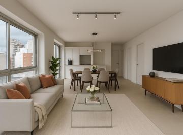 Departamento · 60m² · 2 Ambientes · 2 Amb. a Estrenar 8°, 68 m². Amplios Ventanales en L. Pileta, Parrillas y Coch Opc