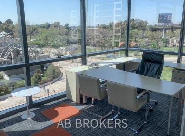 Oficina comercial · 217m² · 4 Ambientes · 2 Cocheras · Oficina en Alquiler en Complejo Al Rio. Vicente Lopez. 2 Cocheras
