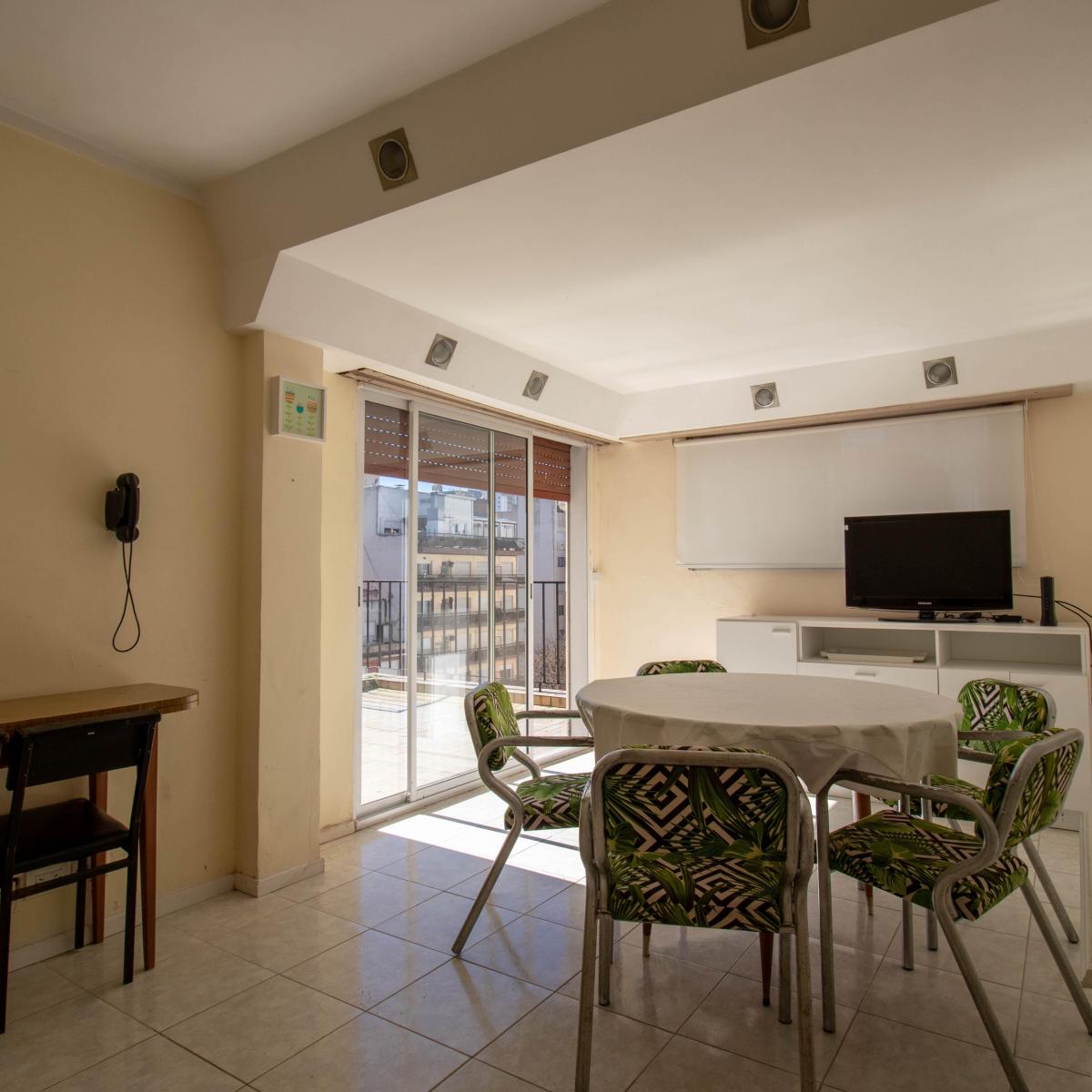 Depto 2 amb, 50m² en el centro con terraza — 4 personas