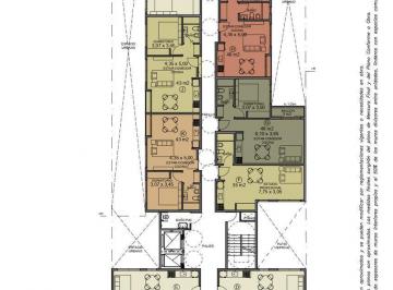plano del planta · Venta de Departamento Monoambiente - en Pozo - en El Barrio de Saavedra