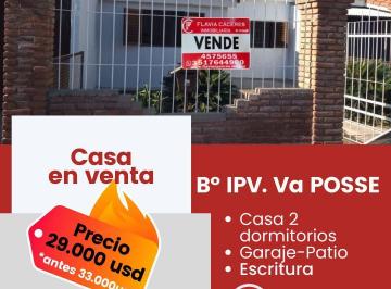 Foto · Vendo Casa Ipv. Va. Posse 2 Dormtorios