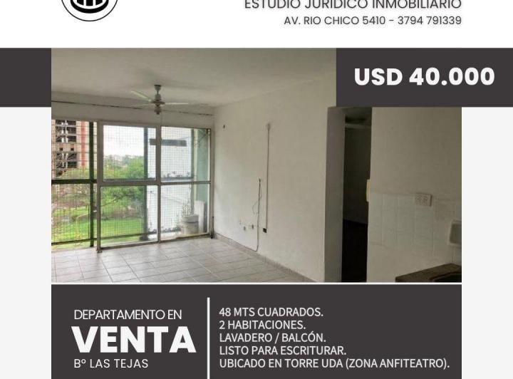 Departamento · 48m² · 2 Ambientes