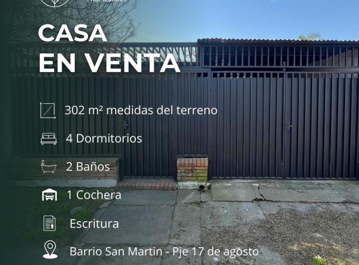 Casa · 302m² · 4 Dormitorios · 1 Cochera