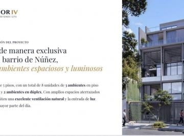 Departamento · 79m² · 2 Ambientes · Edificio en Construcción, en El Entorno de Las Mejores Cuadras de Nuñez