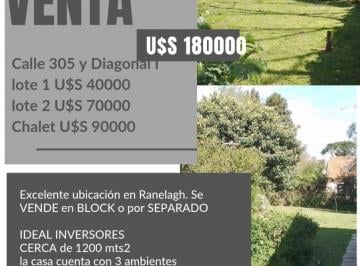 Casa de 3 ambientes, Berazategui · Ranelagh Venta en Block o Separado
