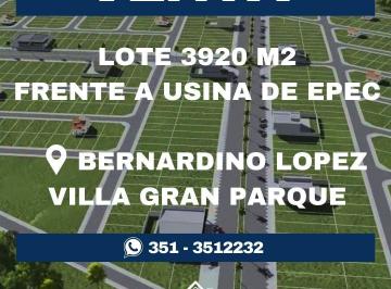 Terreno , Córdoba · Lote en Venta Villa Gran Parque