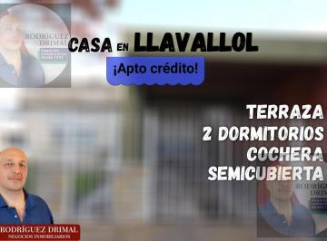 Casa · 114m² · 4 Ambientes · 1 Cochera · Casa en Llavallol de 2 Dorm. - Apta Crédito