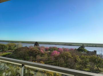 VISTA DESDE EL BALCON · Alquiler Monoambiente Vista Rio con Cochera