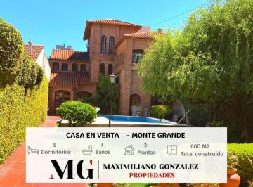 Casa · 600m² · 6 Ambientes · 1 Cochera · Casa Venta Monte Grande Esteban Echeverría