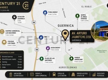 Casa · 129m² · 3 Ambientes · Venta de Departamento 3 Amb + Local Comercial en Guernica