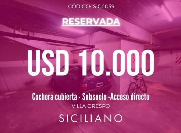 Garage · 8m² · Cochera en Villa Crespo