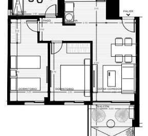 Departamento · 81m² · 3 Ambientes · Venta Apartamento 2 Dorm. con Balcon en Tres Cruces Montevideo