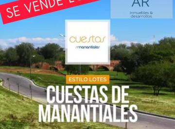 Terreno · 250m² · Terreno en Cuestas de Manantiales