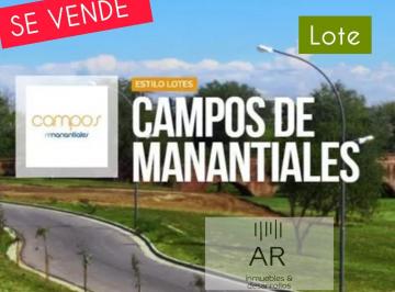 Terreno · 300m² · Terreno en Campos de Manantiales