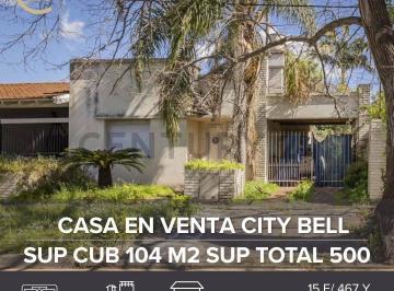 Casa · 104m² · 4 Ambientes · 1 Cochera · Casa en Venta City Bell