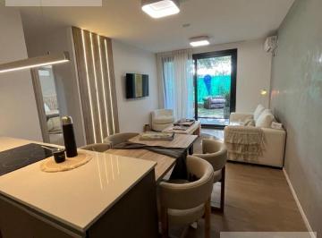 Departamento · 47m² · 2 Ambientes · Departamento Dos Ambientes con Jardín y Parrilla en Venta - Remeros Brickell