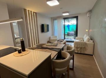 Departamento · 47m² · 2 Ambientes · Departamento Dos Ambientes con Jardín y Parrilla en Venta - Remeros Brickell
