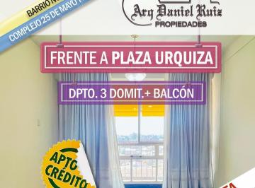 Departamento · 90m² · 3 Dormitorios · Departamento 3 Dorm. con Balcón en España Al 500