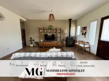 Casa · 100m² · 3 Ambientes · 2 Cocheras · Casa Venta El Taladro Cañuelas