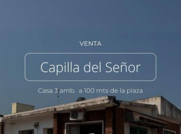 Casa · 175m² · 3 Ambientes · Venta Casa en Capilla del Señor, a Una Cuadra de La Plaza