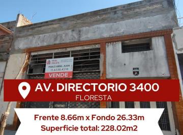 Terreno · 228m² · Venta - Terreno: Planta Baja 9 Pisos - Más de 1.200 m² Vendibles - Floresta