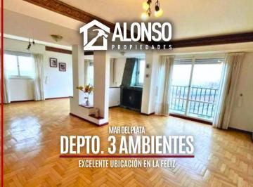 Departamento · 102m² · 3 Ambientes · 1 Cochera · Departamento 3 Ambientes en Mar del Plata