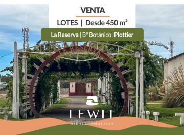 Terreno · 450m² · Venta Terrenos | 450 m² | La Reserva Botánico | Plottier