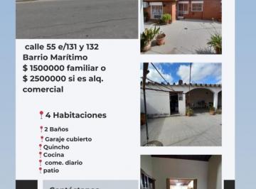 Casa de 5 ambientes, Berazategui · Venta de Importante Chalet Apto Credito Bancario