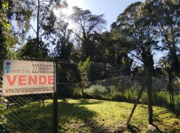 Terreno · 450m² · Lote 15 X 30 m. Bosque Peralta Ramos. Terreno Alambrado