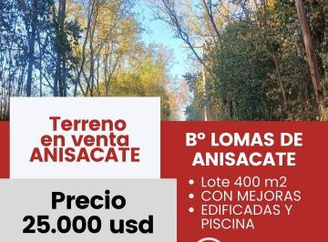 Foto · Vendo Lote con Edificacion en Lomas de Anisacate