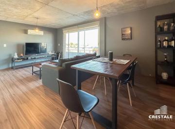 Departamento · 63m² · 2 Ambientes · 1 Cochera · Venta - Departamento 1 Dormitorio con Balcón y Cochera - Condo Tierra Nueva - Fisherton, Rosario.