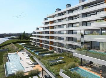 Departamento · 113m² · 3 Ambientes · 1 Cochera · En Venta 3 Ambientes en Cuarto Piso con Vista Al Rio en Acqua Marinas