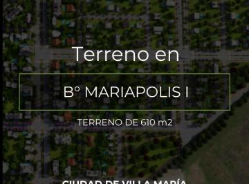 Terreno , Villa María · Se Vende Lote en Barrio Mariapolis I
