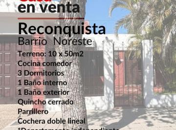 Casa · 500m² · 5 Ambientes · 1 Cochera · Casa en Reconquista