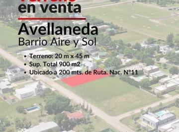 Terreno · 900m² · Venta Terreno en Avellaneda