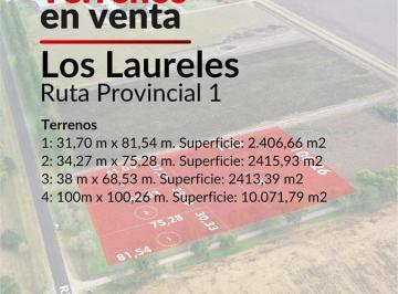 Terreno · 2406m² · Terreno en Los Laureles Ruta 1