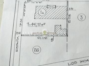 Terreno · 447m² · Lote en Venta Castelar