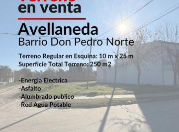 Terreno · 250m² · Terreno en Venta Barrio Don Pedro Norte