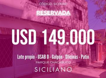 Terreno · 222m² · 5 Ambientes · PH en Parque Chacabuco
