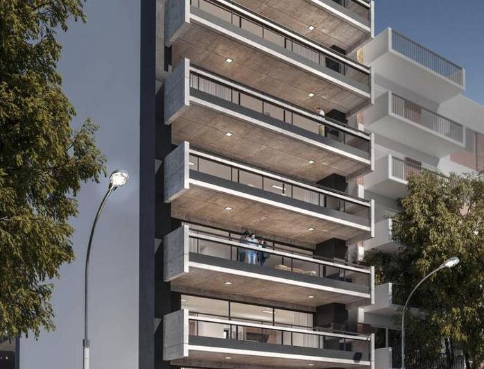 Desarrollo vertical · Living Crespo - Araoz 150