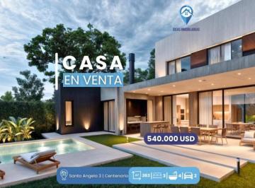 Casa · 363m² · 7 Ambientes · 2 Cocheras · En Pozo: Casa Gerencial en Santa Angela 3 | Centenario