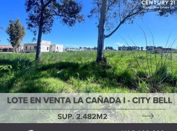 Terreno · 2482m² · Lote en Venta La Cañada I - City Bell, La Plata