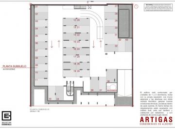 Garage · 17m² · Venta Cochera en Condominio Artigas - Alberdi, Rosario