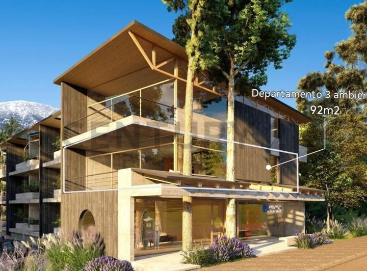 Departamento · 92m² · 3 Ambientes · 1 Cochera