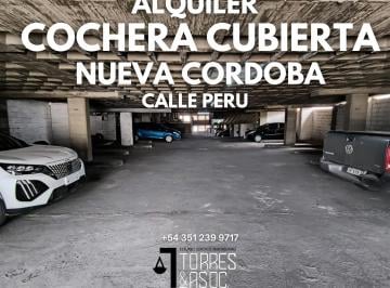 Garage de 1 ambiente, Córdoba · Cochera en Alquiler Nueva Córdoba