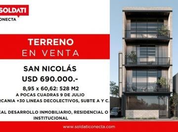 Terreno · 528m² · Terreno en Venta - San Nicolás - Centro