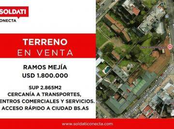 Terreno · 2865m² · Terreno en Venta - Ramos Mejia