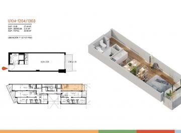 Departamento · 27m² · Feel Palermo – Desarrollo en Av Santa Fe, en El Corazón de Palermo Hollywood